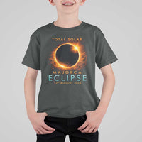 Total Solar Eclipse T Shirt For Kid 12th August 2026 Majorca Totality
