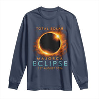 Total Solar Eclipse Long Sleeve Shirt 12th August 2026 Majorca Totality