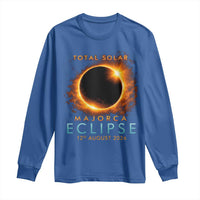 Total Solar Eclipse Long Sleeve Shirt 12th August 2026 Majorca Totality