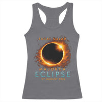 Total Solar Eclipse Racerback Tank Top 12th August 2026 Majorca Totality