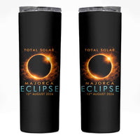 Total Solar Eclipse Skinny Tumbler 12th August 2026 Majorca Totality