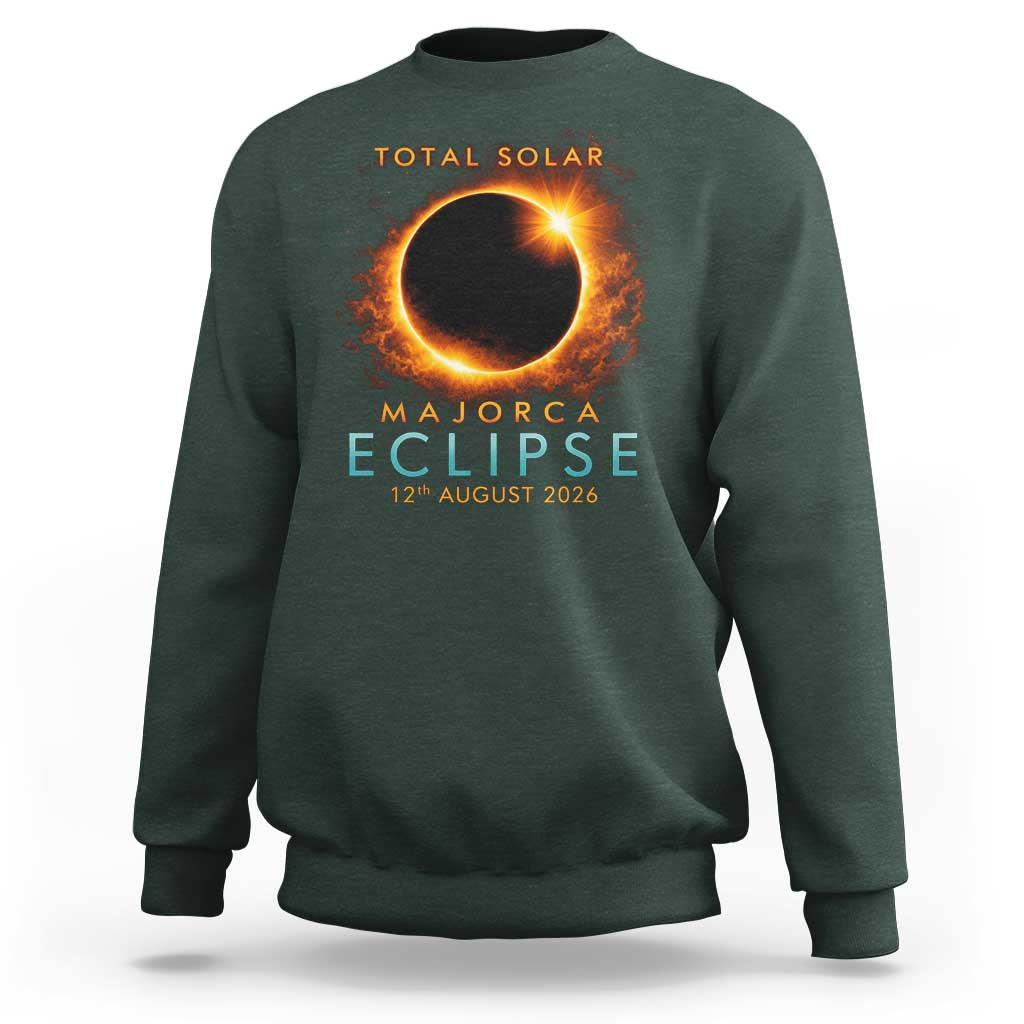 Total Solar Eclipse Sweatshirt 12th August 2026 Majorca Totality