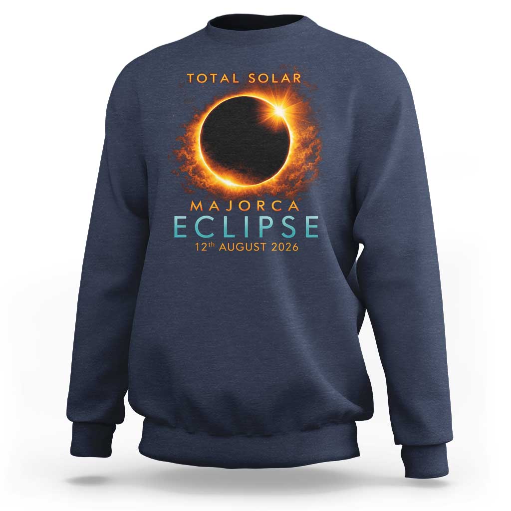 Total Solar Eclipse Sweatshirt 12th August 2026 Majorca Totality