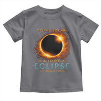 Total Solar Eclipse Toddler T Shirt 12th August 2026 Majorca Totality