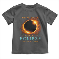 Total Solar Eclipse Toddler T Shirt 12th August 2026 Majorca Totality