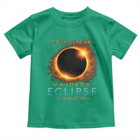 Total Solar Eclipse Toddler T Shirt 12th August 2026 Majorca Totality