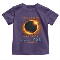 Total Solar Eclipse Toddler T Shirt 12th August 2026 Majorca Totality
