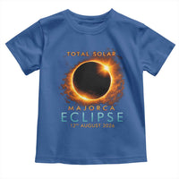 Total Solar Eclipse Toddler T Shirt 12th August 2026 Majorca Totality