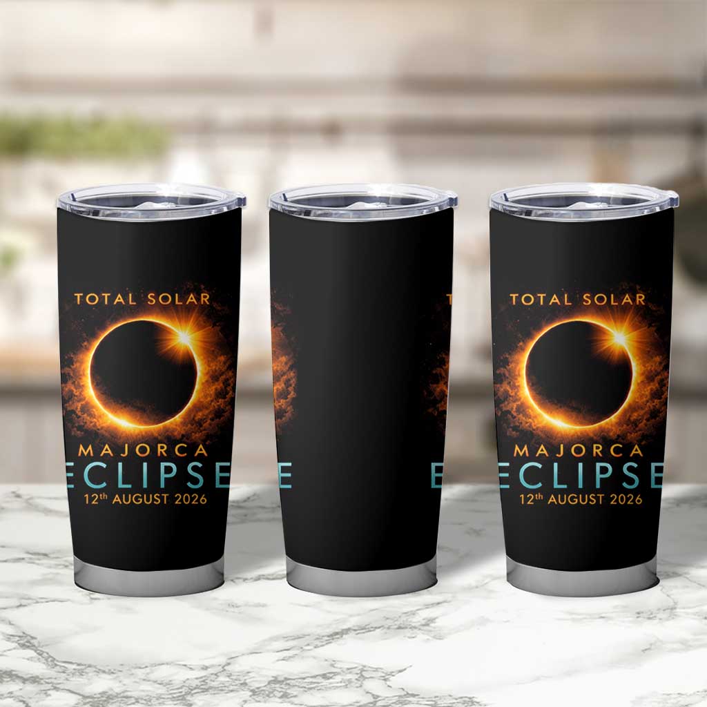 Total Solar Eclipse Tumbler Cup 12th August 2026 Majorca Totality