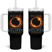 Total Solar Eclipse Tumbler With Handle 12th August 2026 Majorca Totality