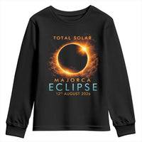Total Solar Eclipse Youth Sweatshirt 12th August 2026 Majorca Totality
