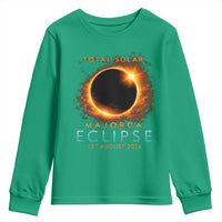 Total Solar Eclipse Youth Sweatshirt 12th August 2026 Majorca Totality