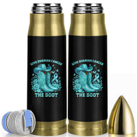 Give Ovarian Cancer The Boot Bullet Tumbler Cowgirl Cancer Awareness Teal Ribbon