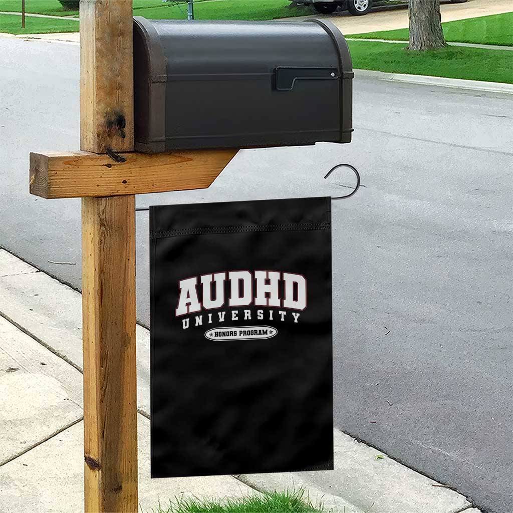 AUDHD Garden Flag Neurodivergent ADHD Autism Awareness Neurotypical Gift