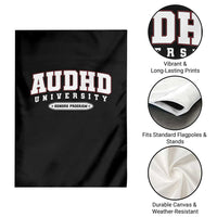 AUDHD Garden Flag Neurodivergent ADHD Autism Awareness Neurotypical Gift