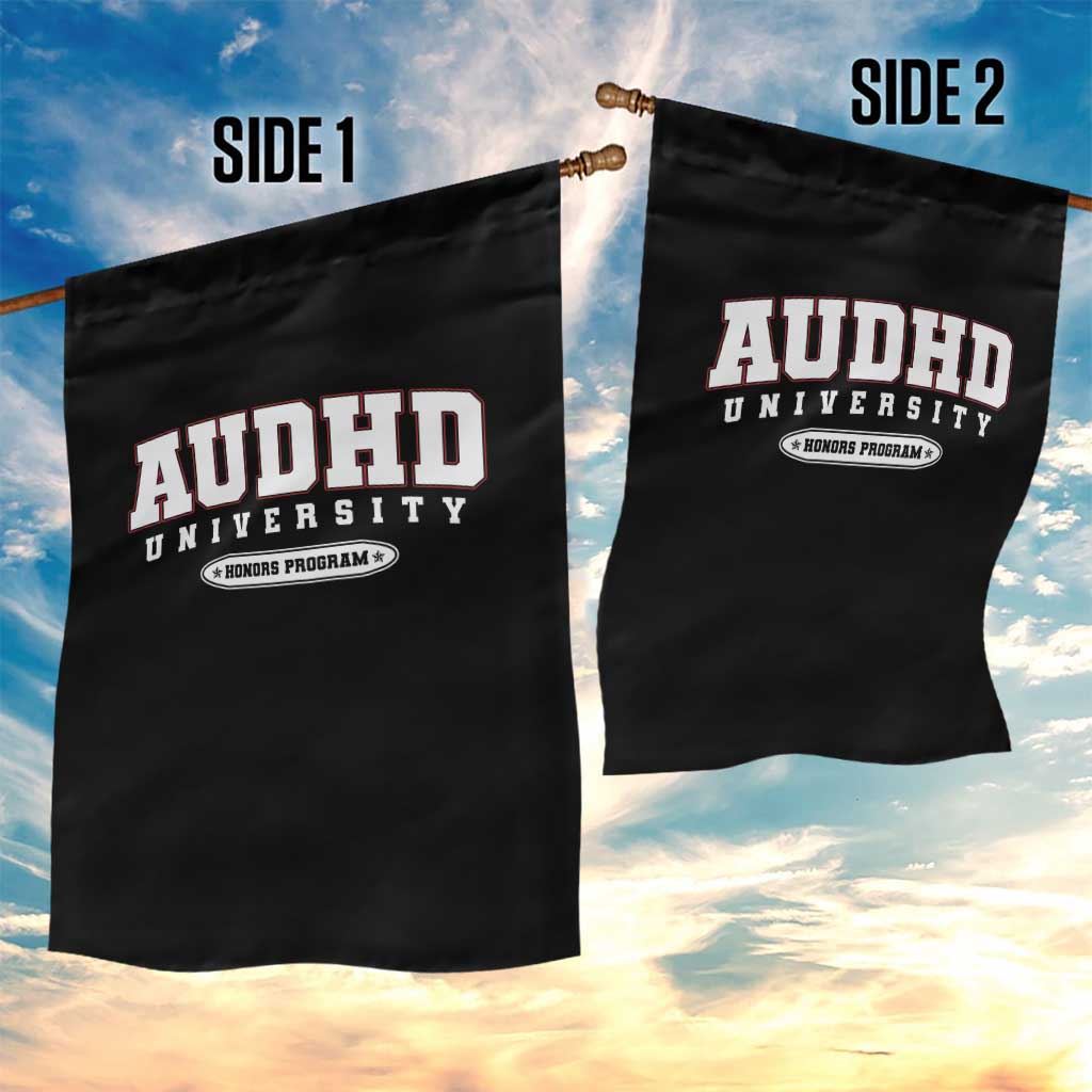 AUDHD Garden Flag Neurodivergent ADHD Autism Awareness Neurotypical Gift