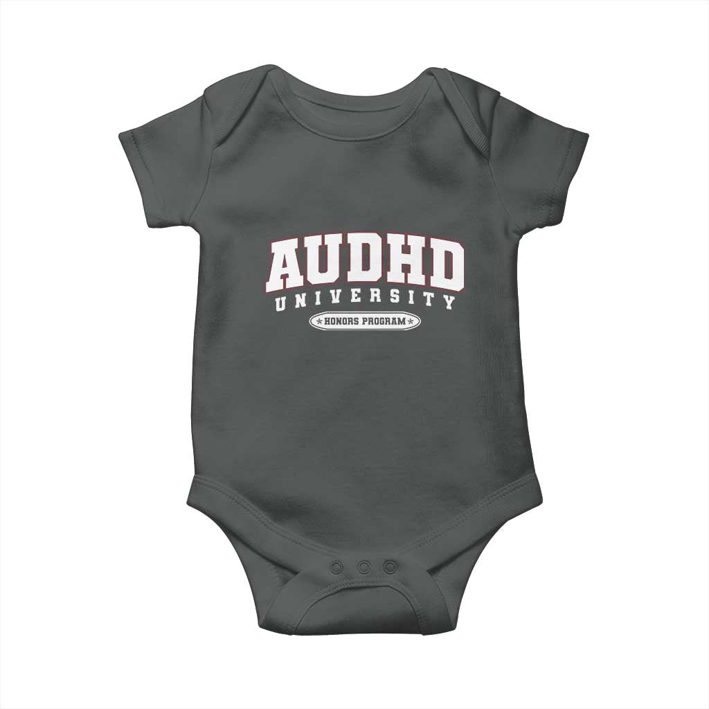 AUDHD Baby Onesie Neurodivergent ADHD Autism Awareness Neurotypical Gift
