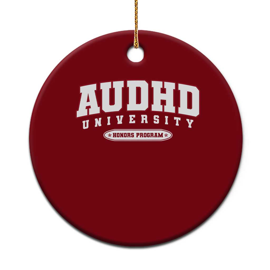 AUDHD Ceramic Ornament Neurodivergent ADHD Autism Awareness Neurotypical Gift
