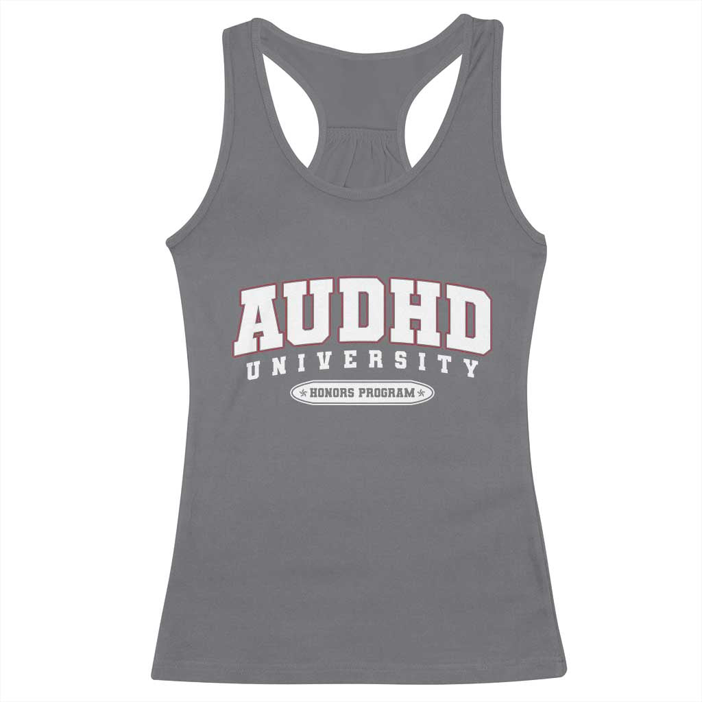 AUDHD Racerback Tank Top Neurodivergent ADHD Autism Awareness Neurotypical Gift