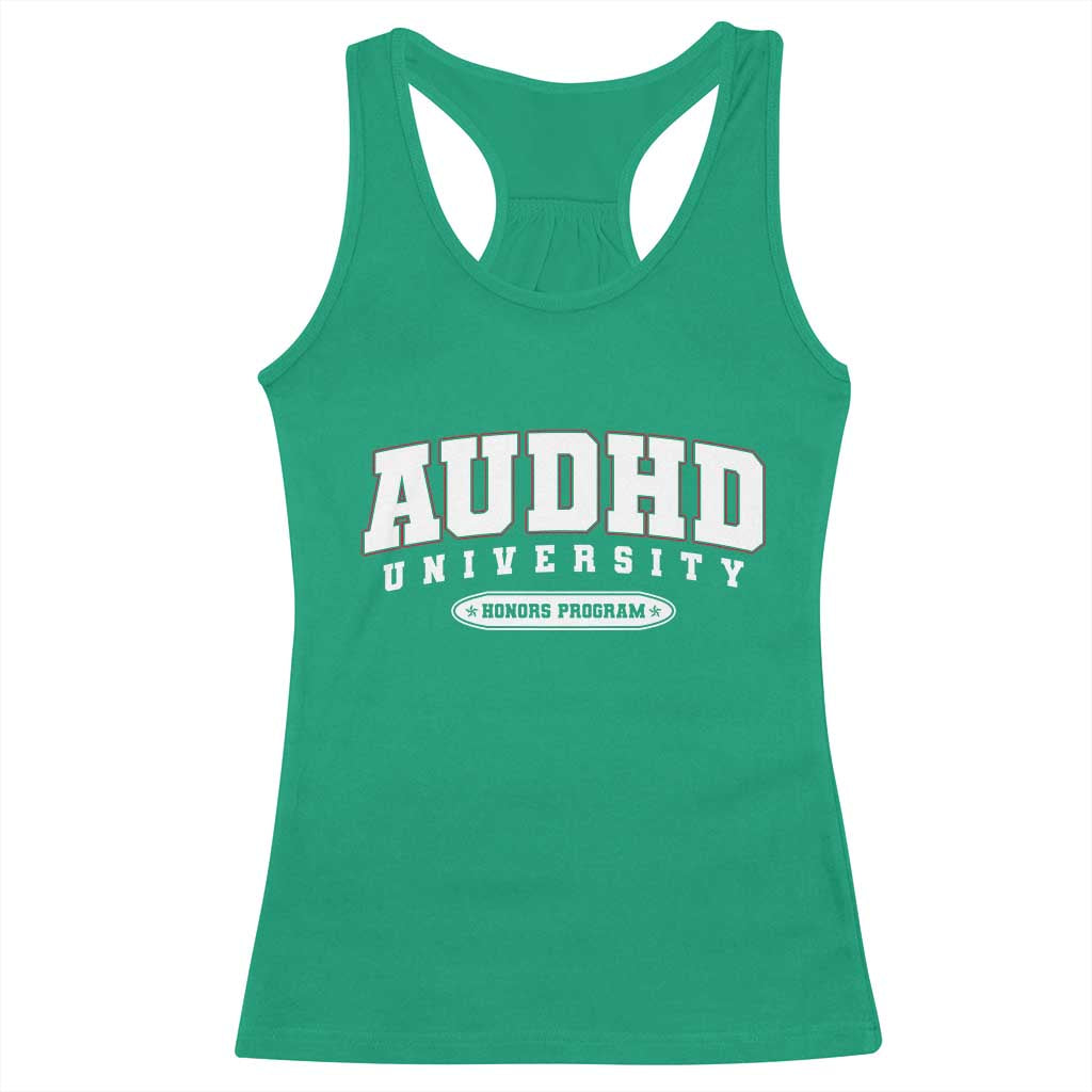 AUDHD Racerback Tank Top Neurodivergent ADHD Autism Awareness Neurotypical Gift