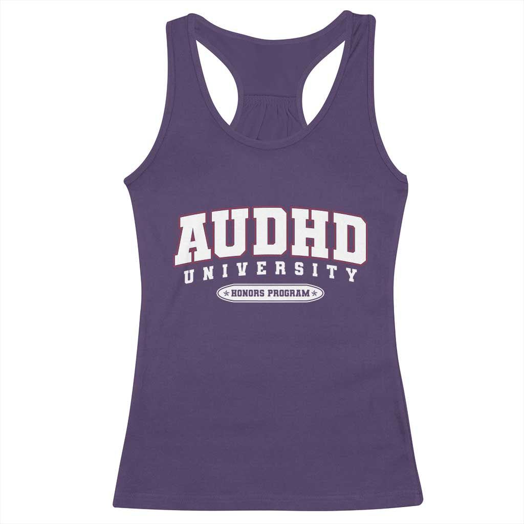 AUDHD Racerback Tank Top Neurodivergent ADHD Autism Awareness Neurotypical Gift