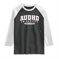 AUDHD Raglan Shirt Neurodivergent ADHD Autism Awareness Neurotypical Gift