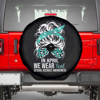 Sexual Assault Awareness Spare Tire Cover In April We Wear Teal Women
