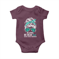 Sexual Assault Awareness Baby Onesie In April We Wear Teal Women