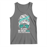 Sexual Assault Awareness Tank Top In April We Wear Teal Women
