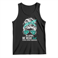 Sexual Assault Awareness Tank Top In April We Wear Teal Women