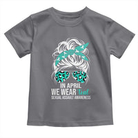 Sexual Assault Awareness Toddler T Shirt In April We Wear Teal Women