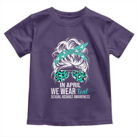 Sexual Assault Awareness Toddler T Shirt In April We Wear Teal Women