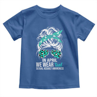 Sexual Assault Awareness Toddler T Shirt In April We Wear Teal Women