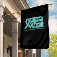 Sexual Assault Awareness Garden Flag In April We Wear Teal
