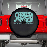 Sexual Assault Awareness Spare Tire Cover In April We Wear Teal
