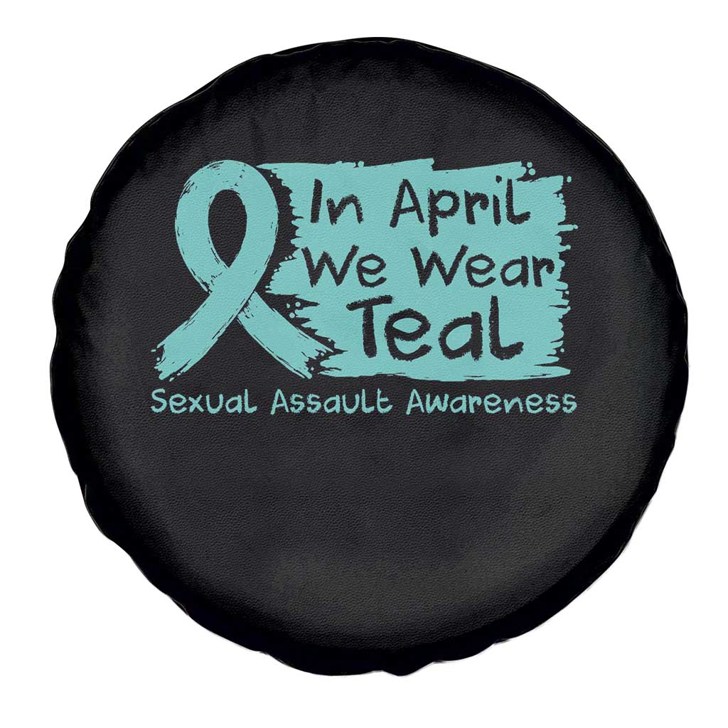 Sexual Assault Awareness Spare Tire Cover In April We Wear Teal