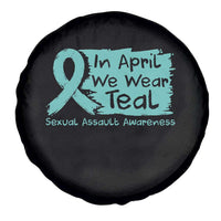 Sexual Assault Awareness Spare Tire Cover In April We Wear Teal