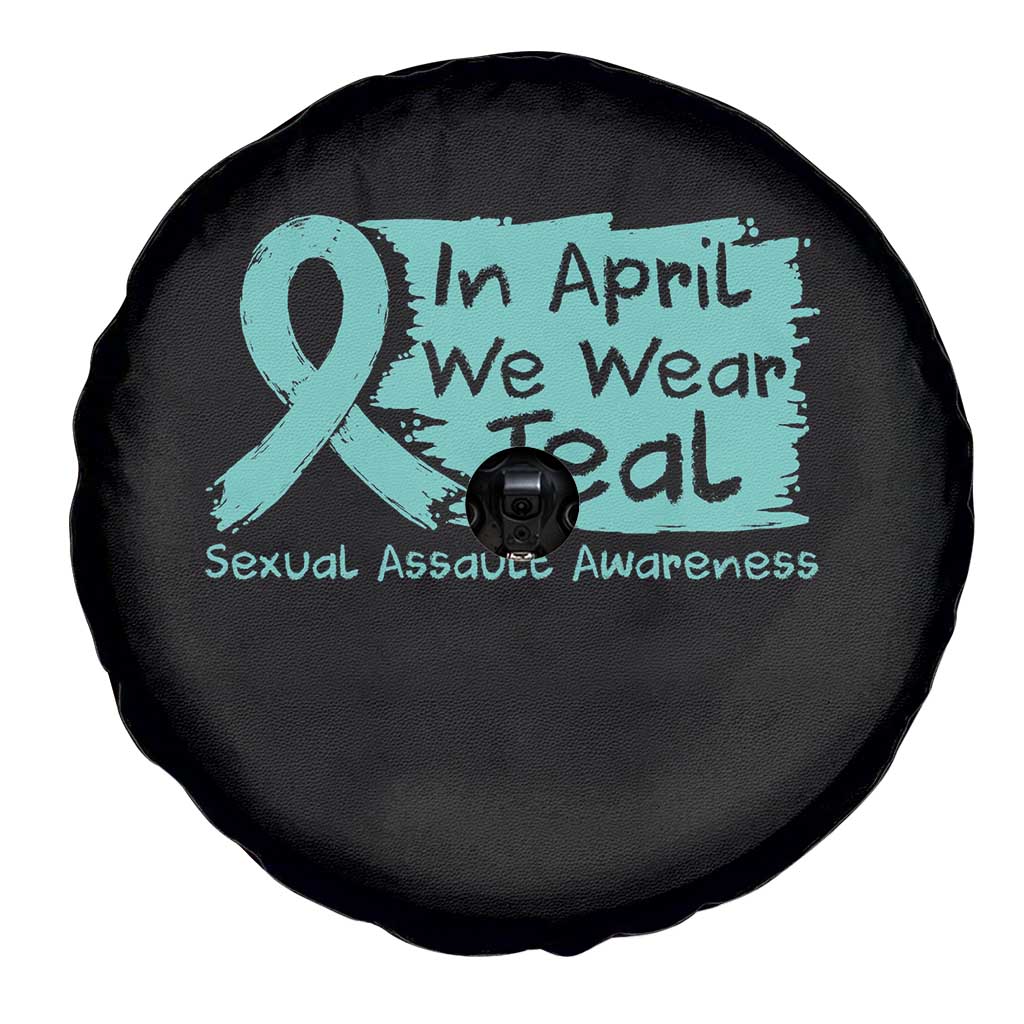 Sexual Assault Awareness Spare Tire Cover In April We Wear Teal