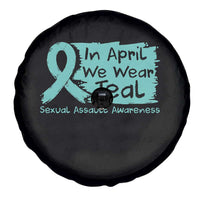 Sexual Assault Awareness Spare Tire Cover In April We Wear Teal