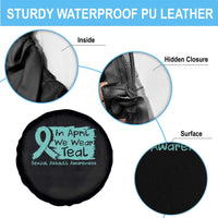 Sexual Assault Awareness Spare Tire Cover In April We Wear Teal