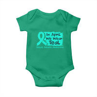 Sexual Assault Awareness Baby Onesie In April We Wear Teal