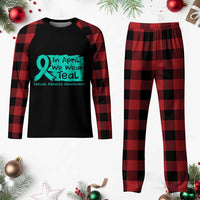 Sexual Assault Awareness Plaid Pajama Set In April We Wear Teal