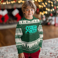 Sexual Assault Awareness Ugly Christmas Sweater In April We Wear Teal