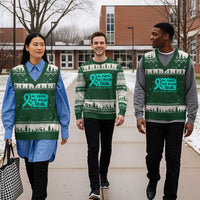 Sexual Assault Awareness V-Neck Knit Sweater Vest In April We Wear Teal