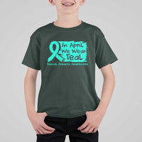 Sexual Assault Awareness T Shirt For Kid In April We Wear Teal