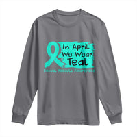 Sexual Assault Awareness Long Sleeve Shirt In April We Wear Teal