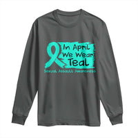 Sexual Assault Awareness Long Sleeve Shirt In April We Wear Teal