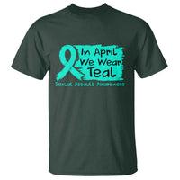 Sexual Assault Awareness T Shirt In April We Wear Teal