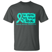 Sexual Assault Awareness T Shirt In April We Wear Teal