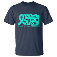 Sexual Assault Awareness T Shirt In April We Wear Teal